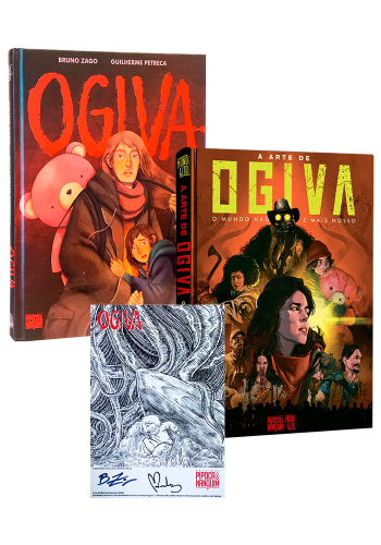 Combo: Ogiva (HQ Autografada + Artbook + Bookplate)