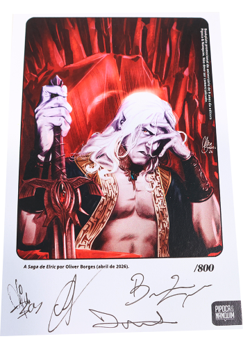 Bookplate autografado: Elric (09 anos de editora)